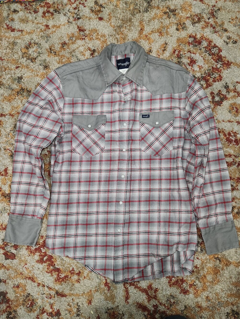 Thick Cotton Wrangler Western Shirt L